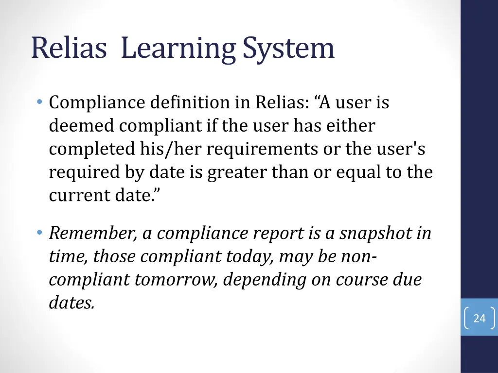 relias learning system