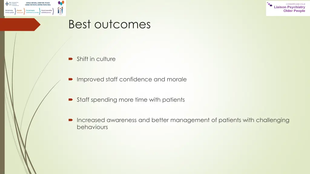 best outcomes