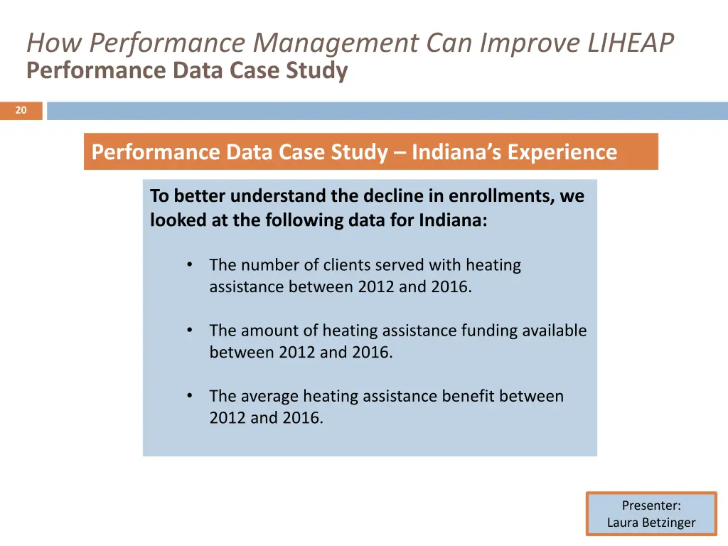 how performance management can improve liheap 18