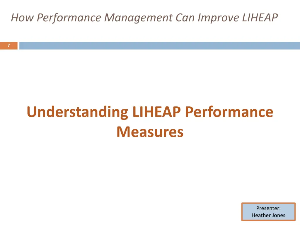 how performance management can improve liheap 6