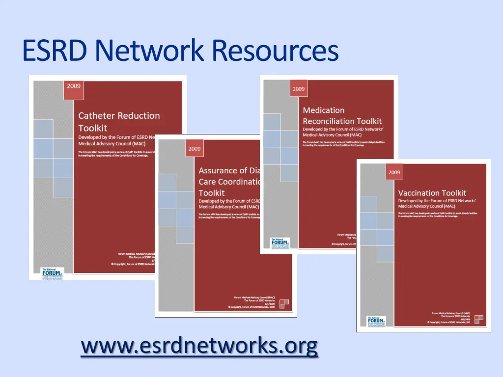 esrd network resources