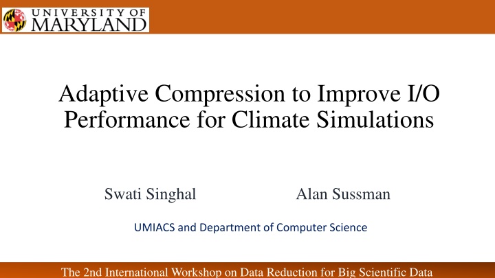 adaptive compression to improve i o performance