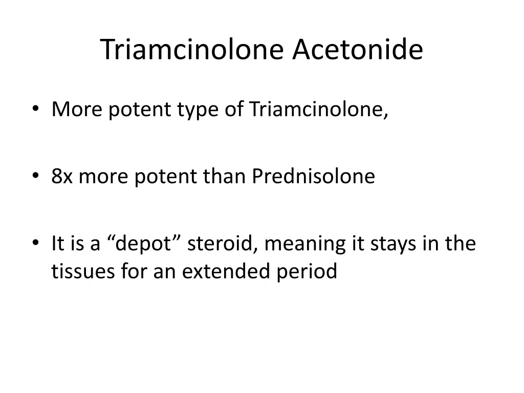 triamcinolone acetonide