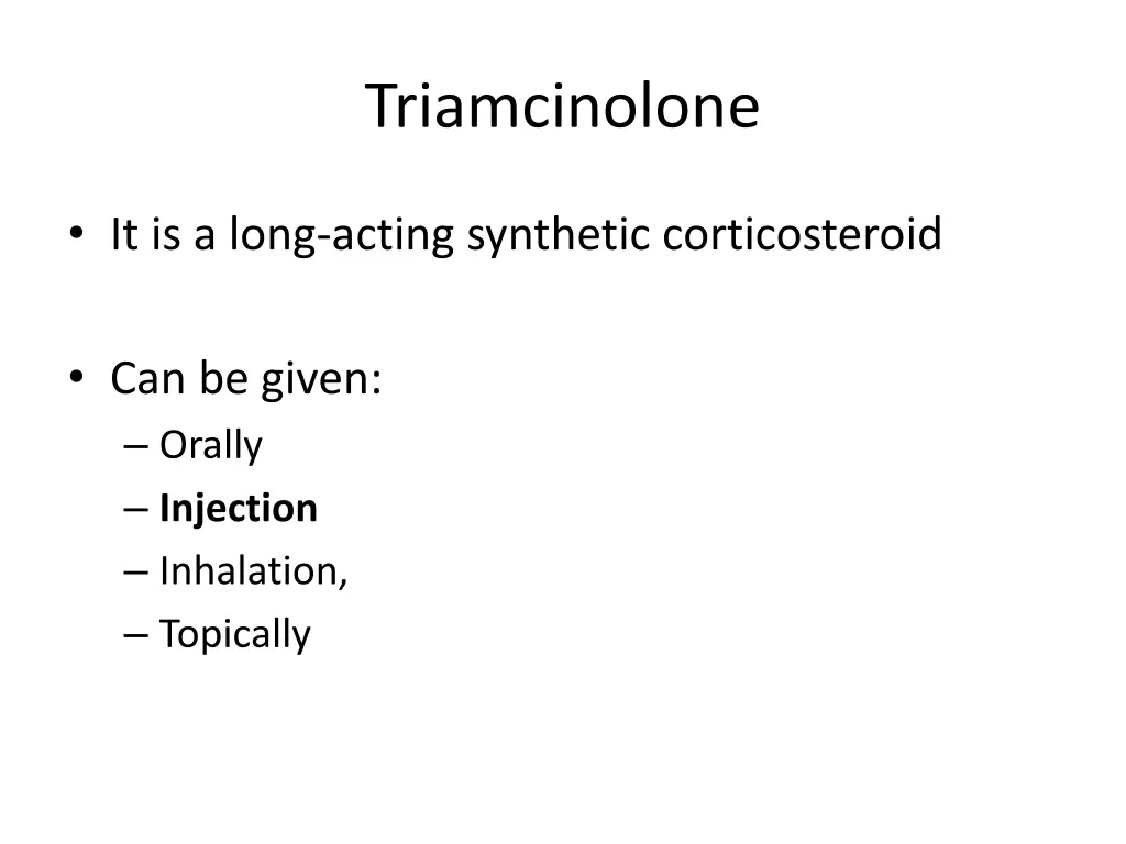 triamcinolone