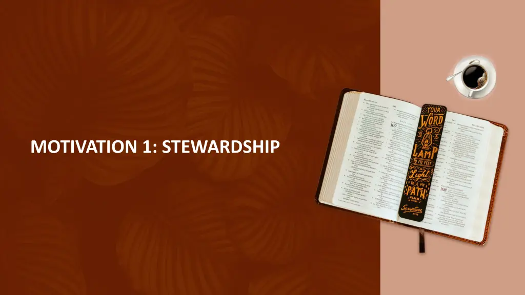 motivation 1 stewardship