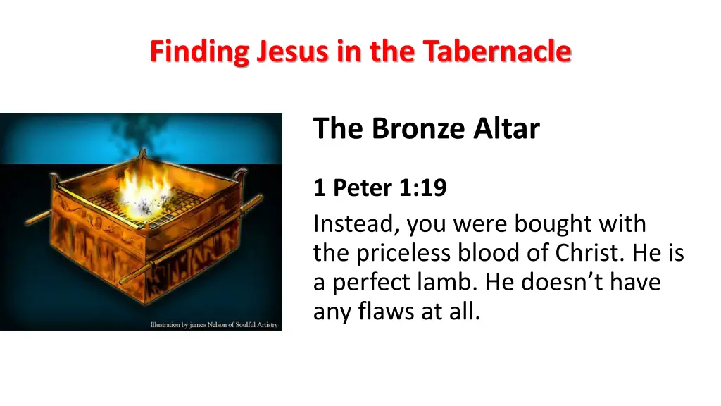 finding jesus in the tabernacle 2