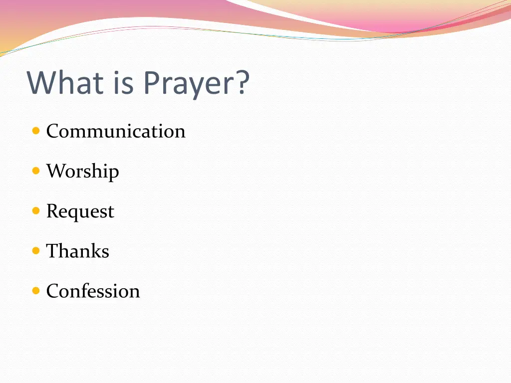 what is prayer