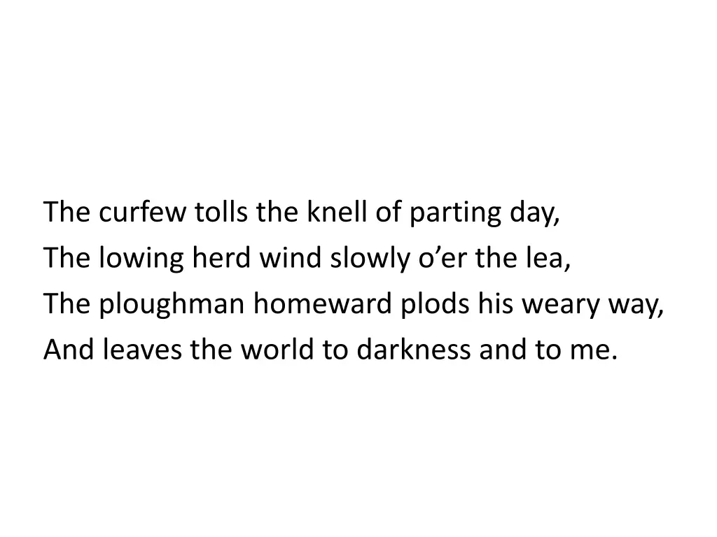 the curfew tolls the knell of parting 1