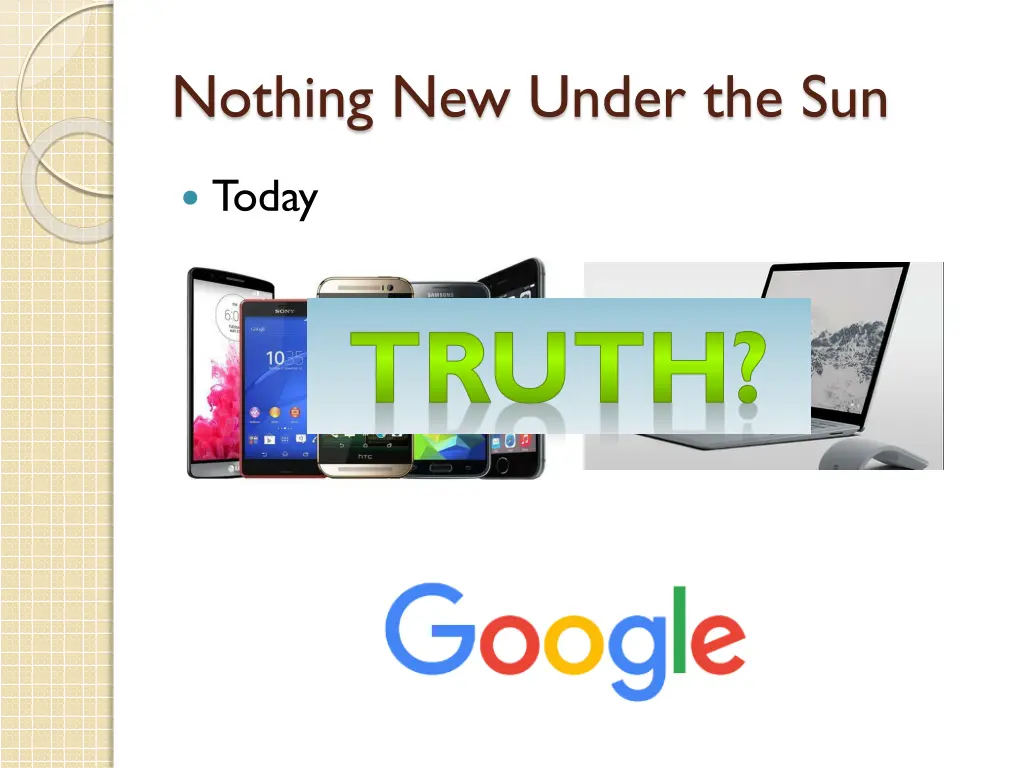 nothing new under the sun 9