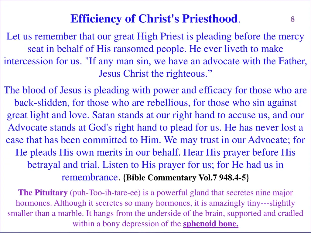 efficiency of christ s priesthood let us remember