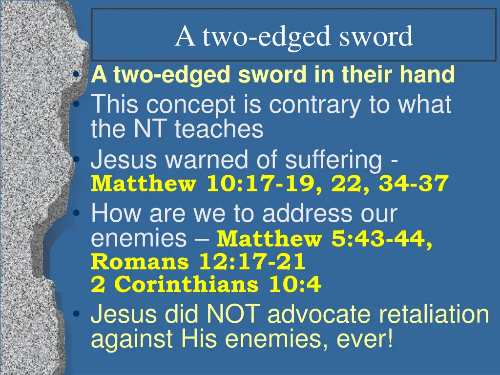 a two edged sword a two edged sword in their hand 1