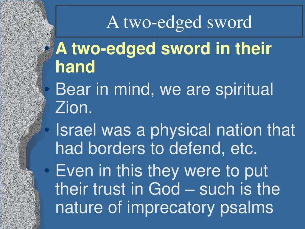 a two edged sword a two edged sword in their hand 2