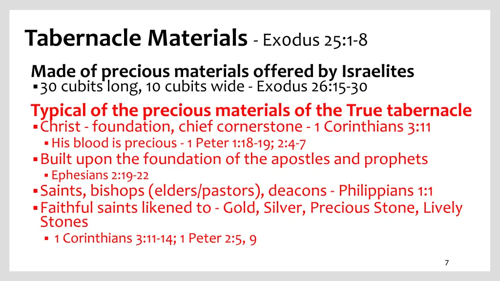 tabernacle materials ex0dus 25 1 8