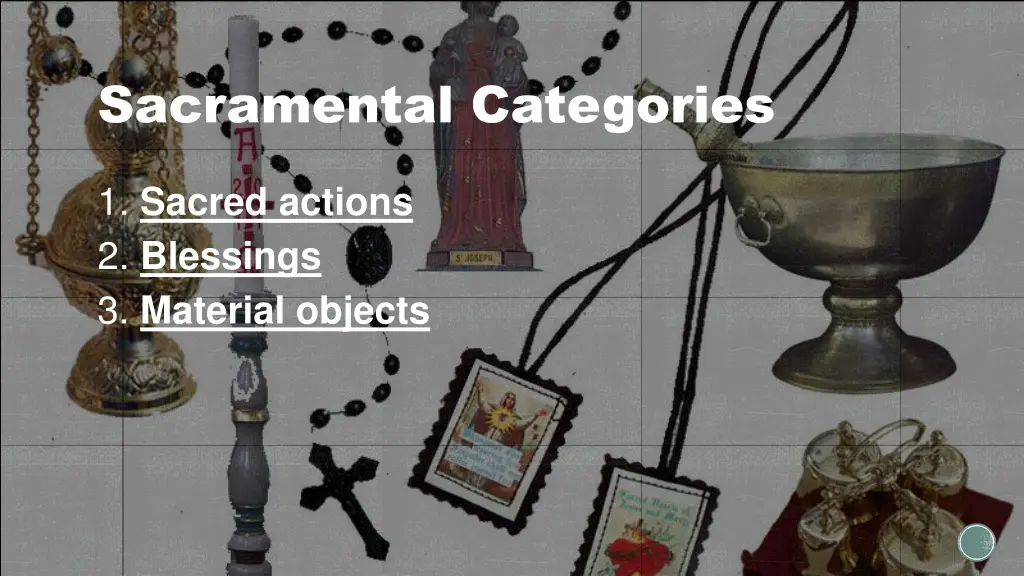 sacramental categories