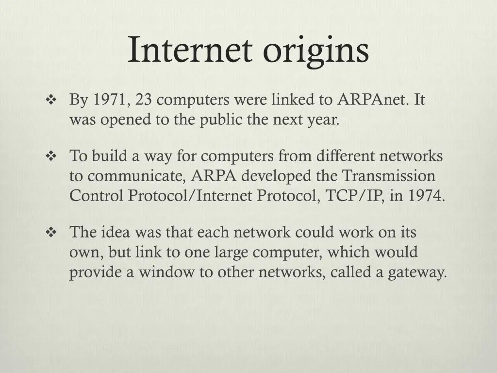 internet origins 13