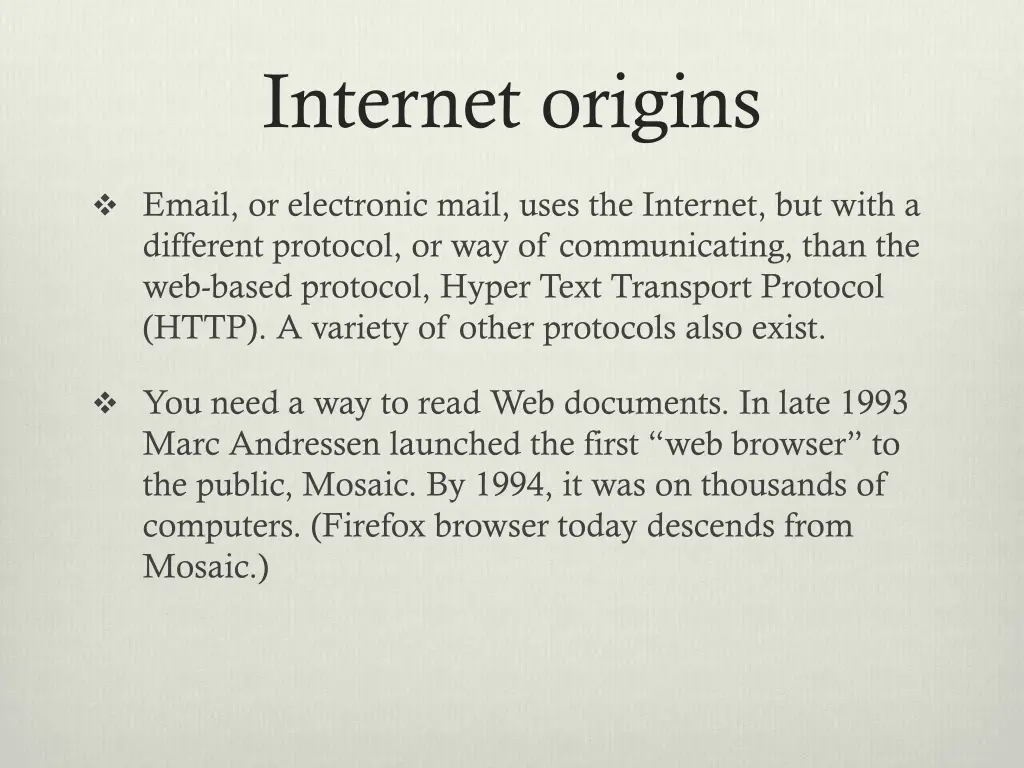 internet origins 18