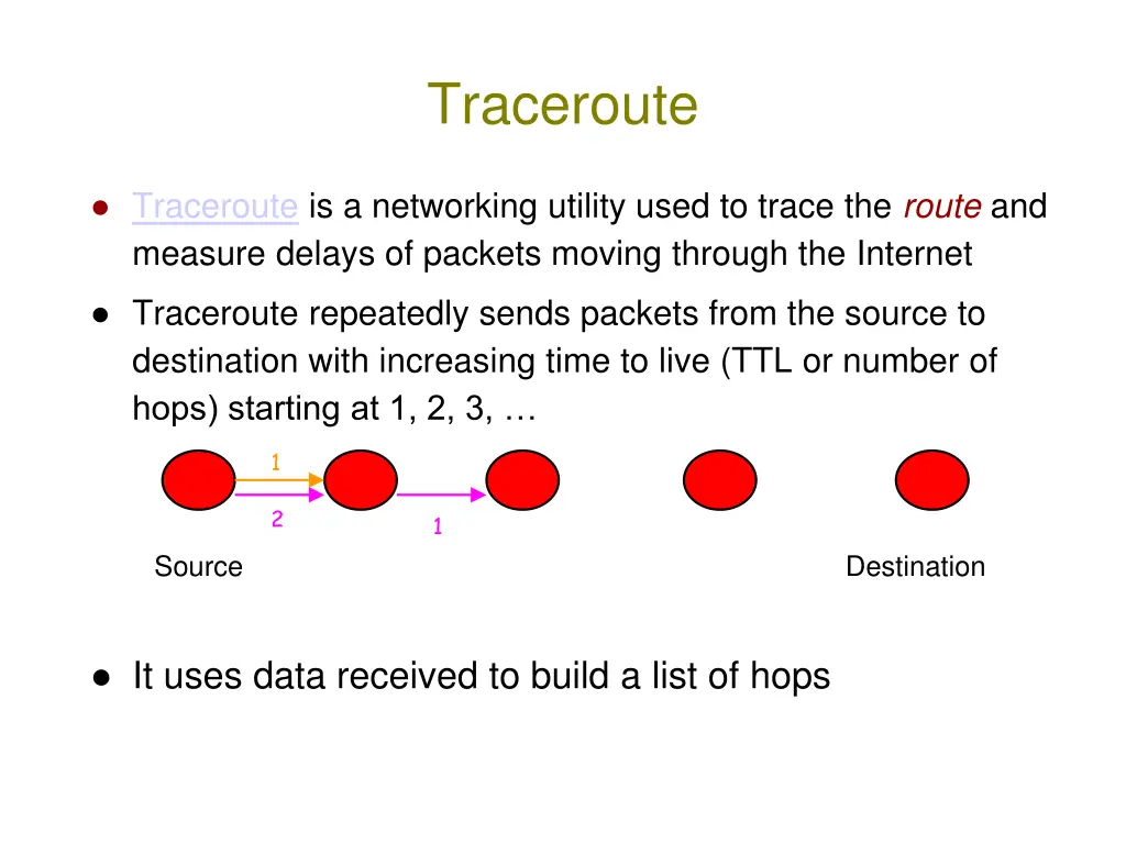 traceroute