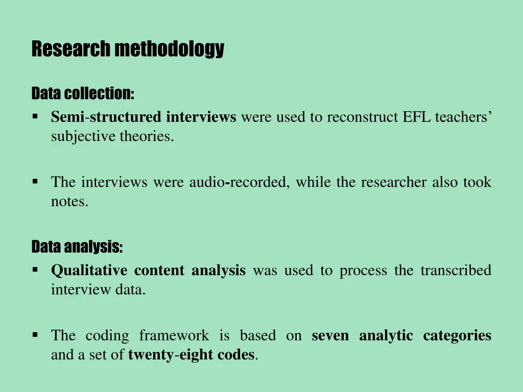 research methodology