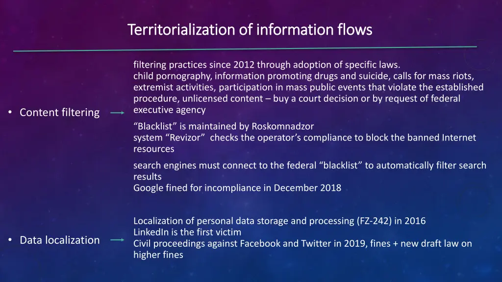 territorialization territorialization