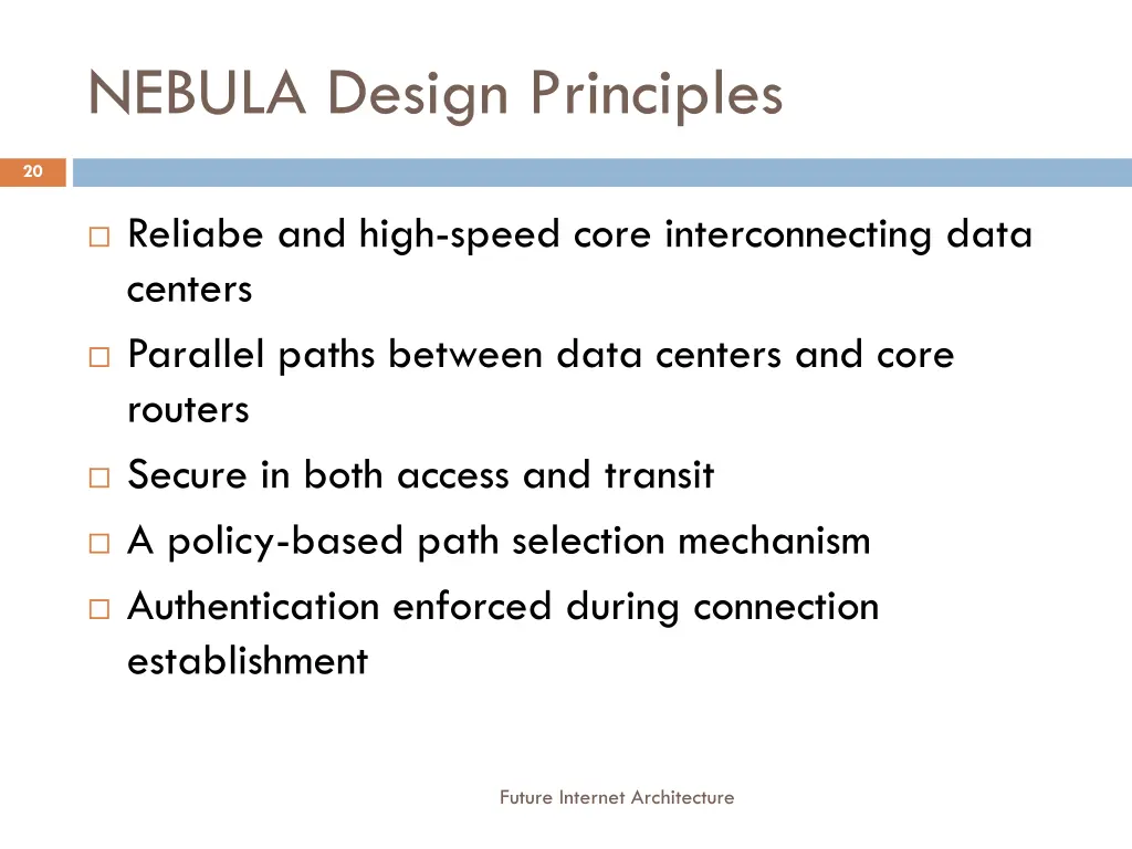 nebula design principles