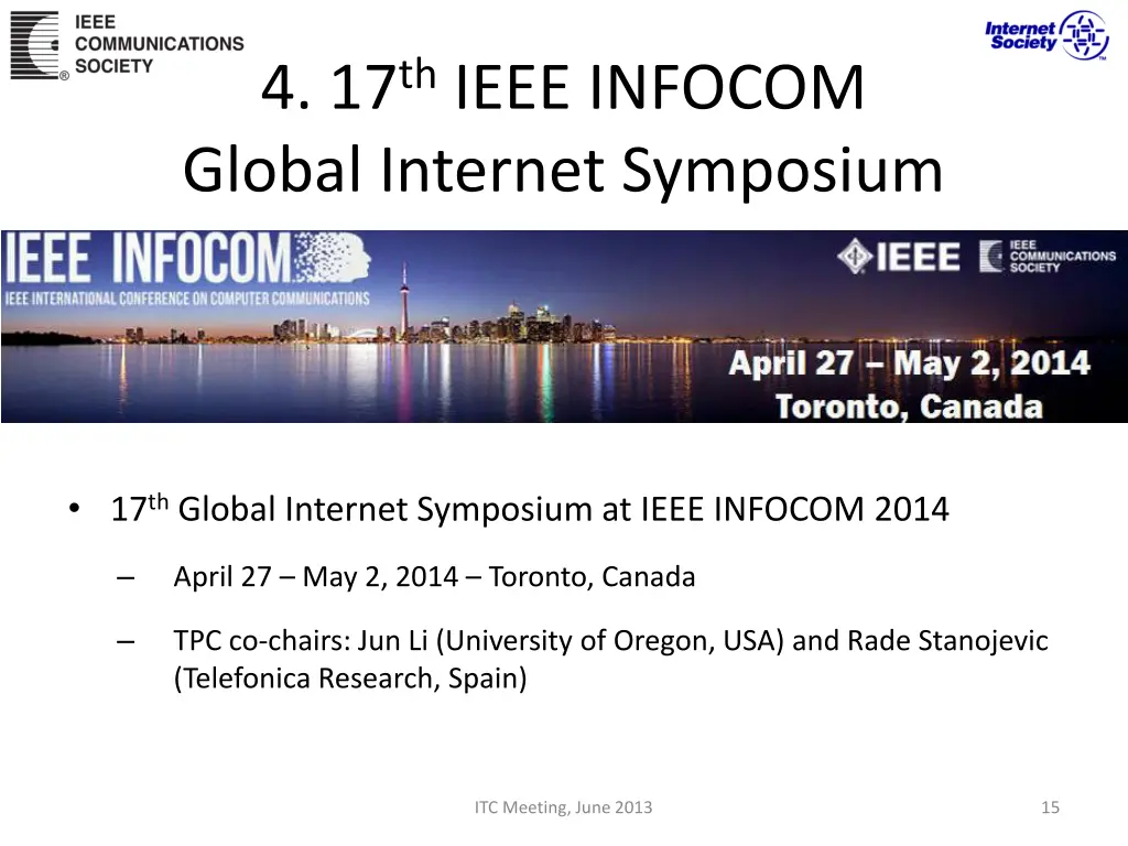 4 17 th ieee infocom global internet symposium