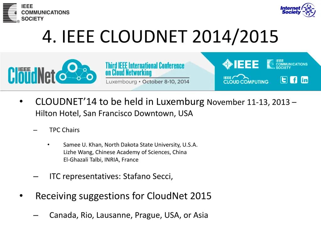 4 ieee cloudnet 2014 2015