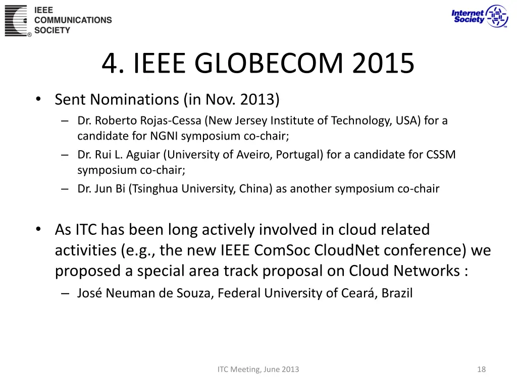 4 ieee globecom 2015 sent nominations in nov 2013