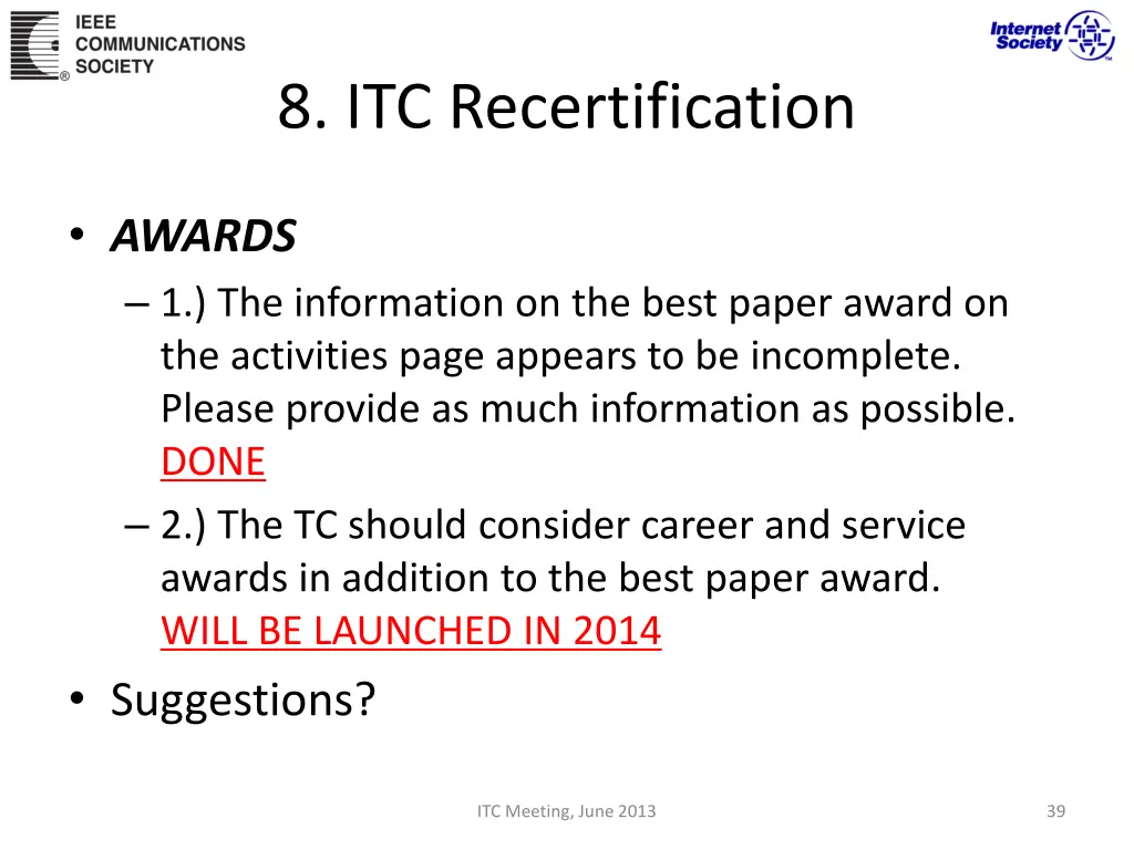 8 itc recertification 5