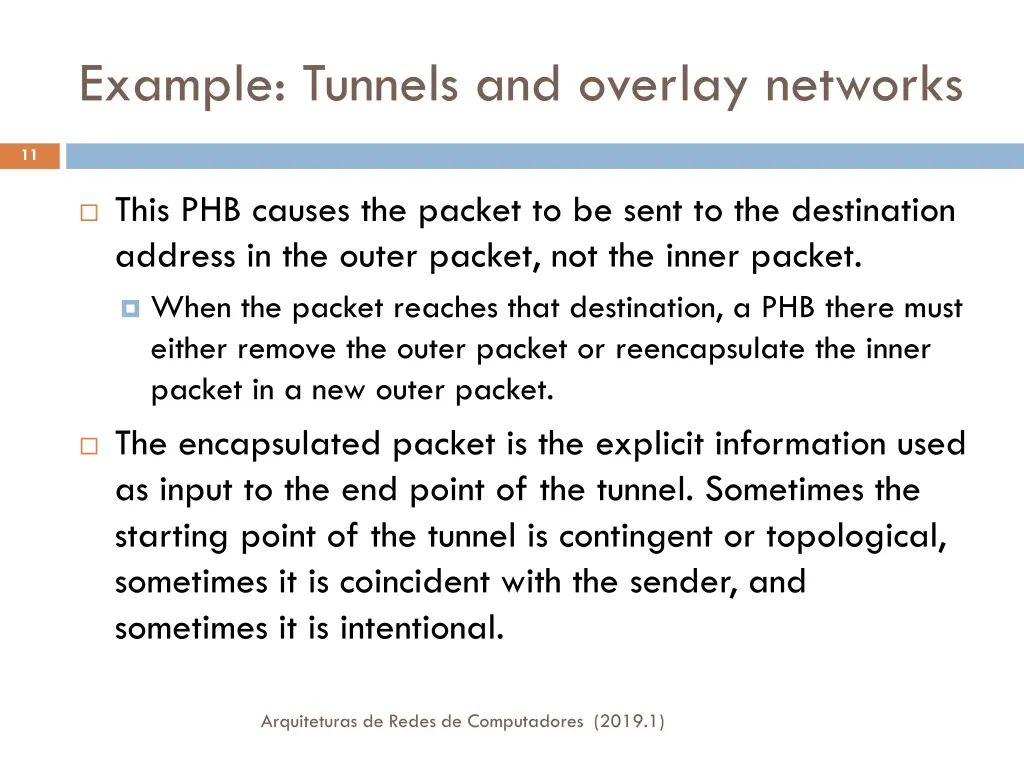 example tunnels and overlay networks