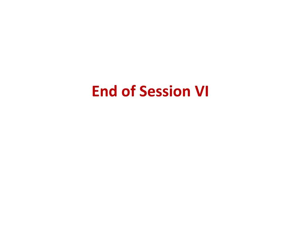 end of session vi