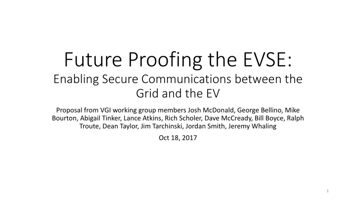 future proofing the evse enabling secure