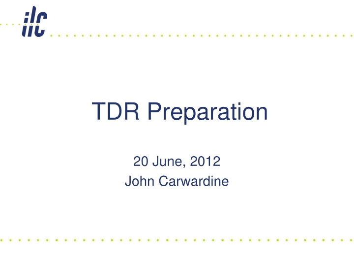 tdr preparation