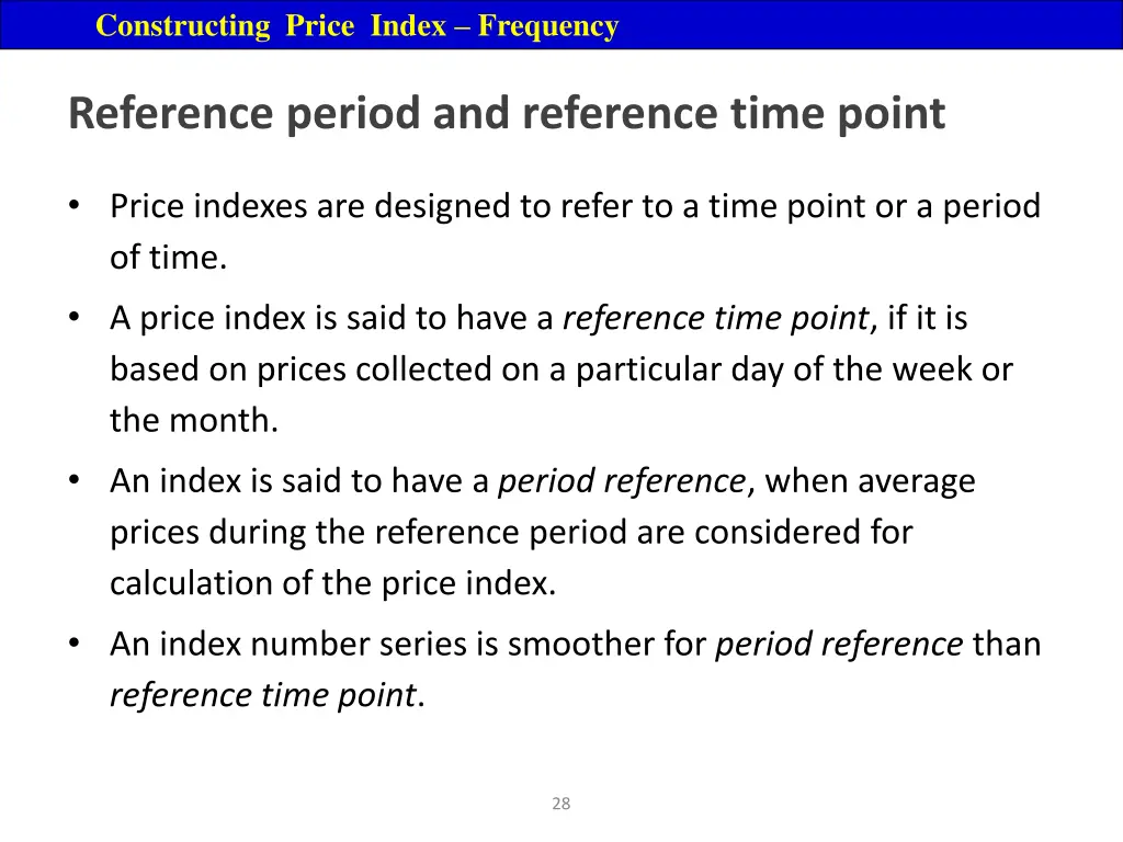 constructing price index frequency 2