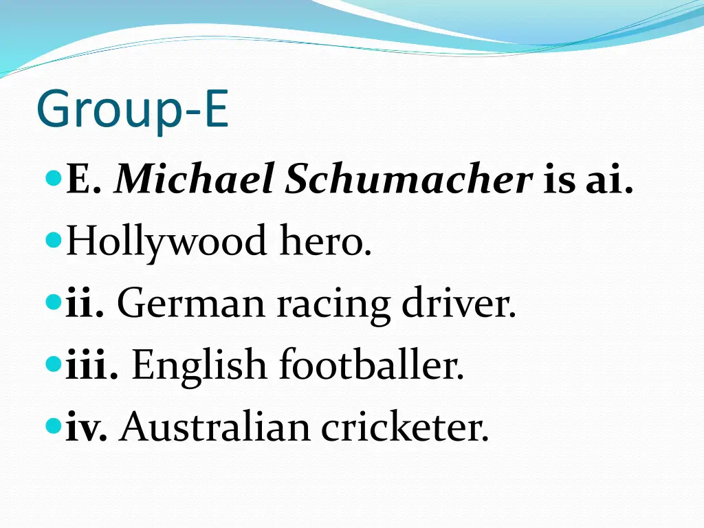 group e e michael schumacher is ai hollywood hero