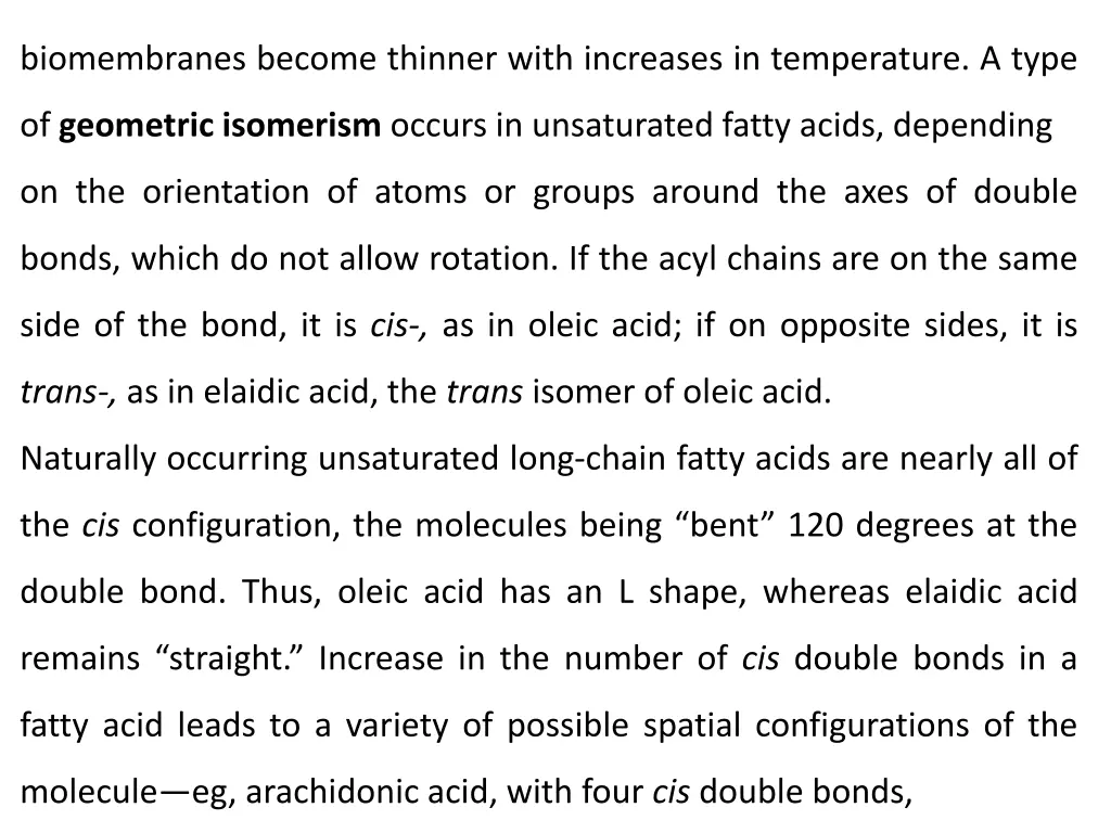 biomembranes become thinner with increases