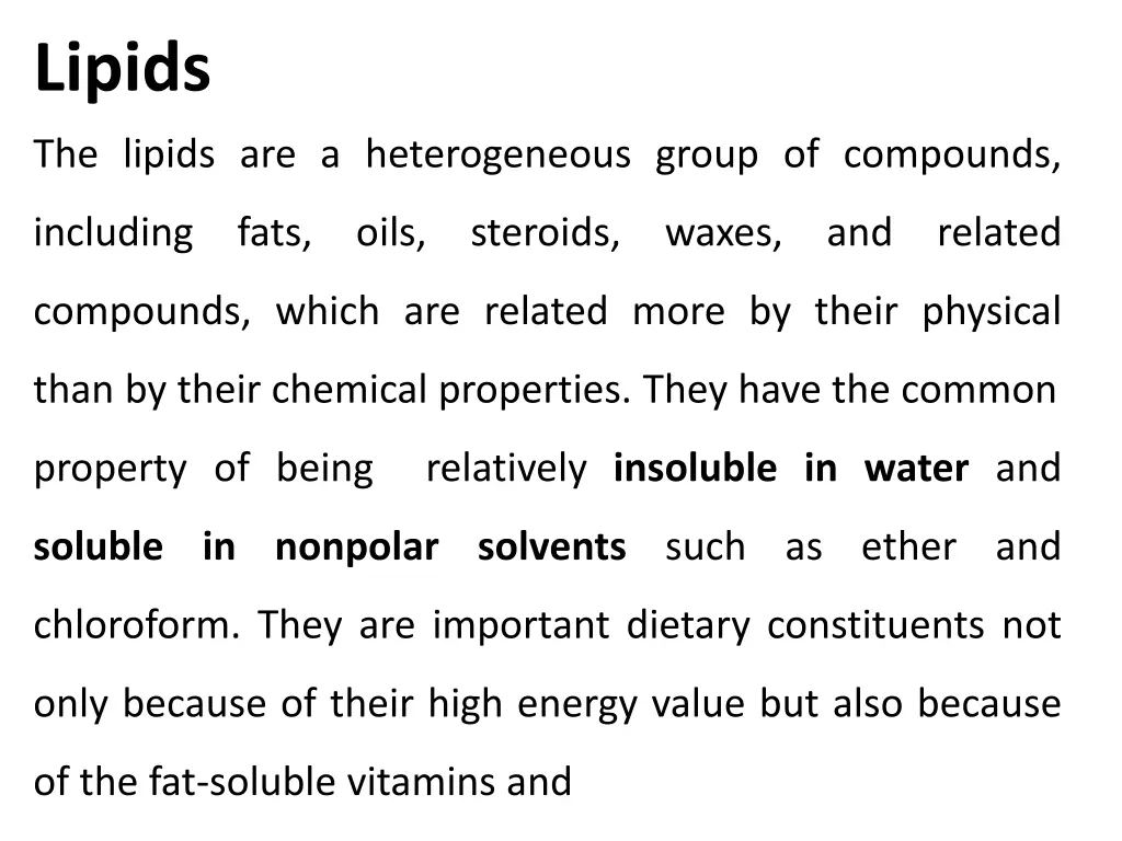 lipids