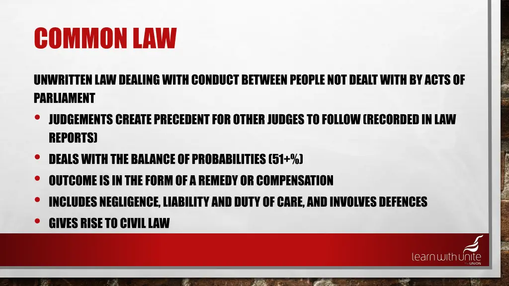 common law