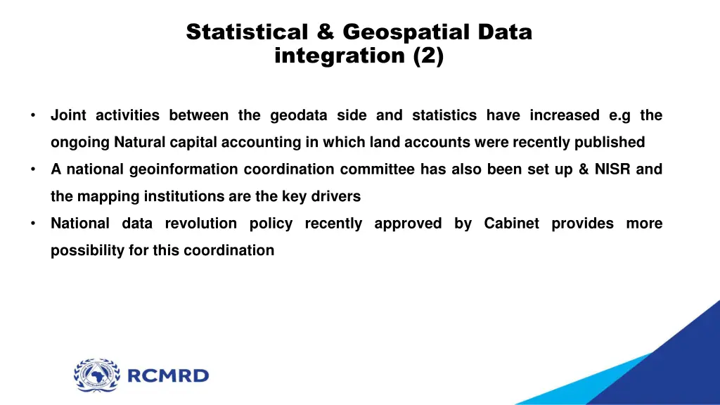 statistical geospatial data integration 2