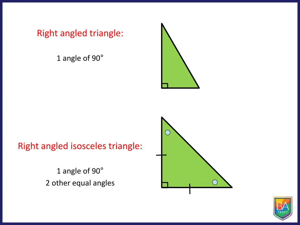 right angled triangle