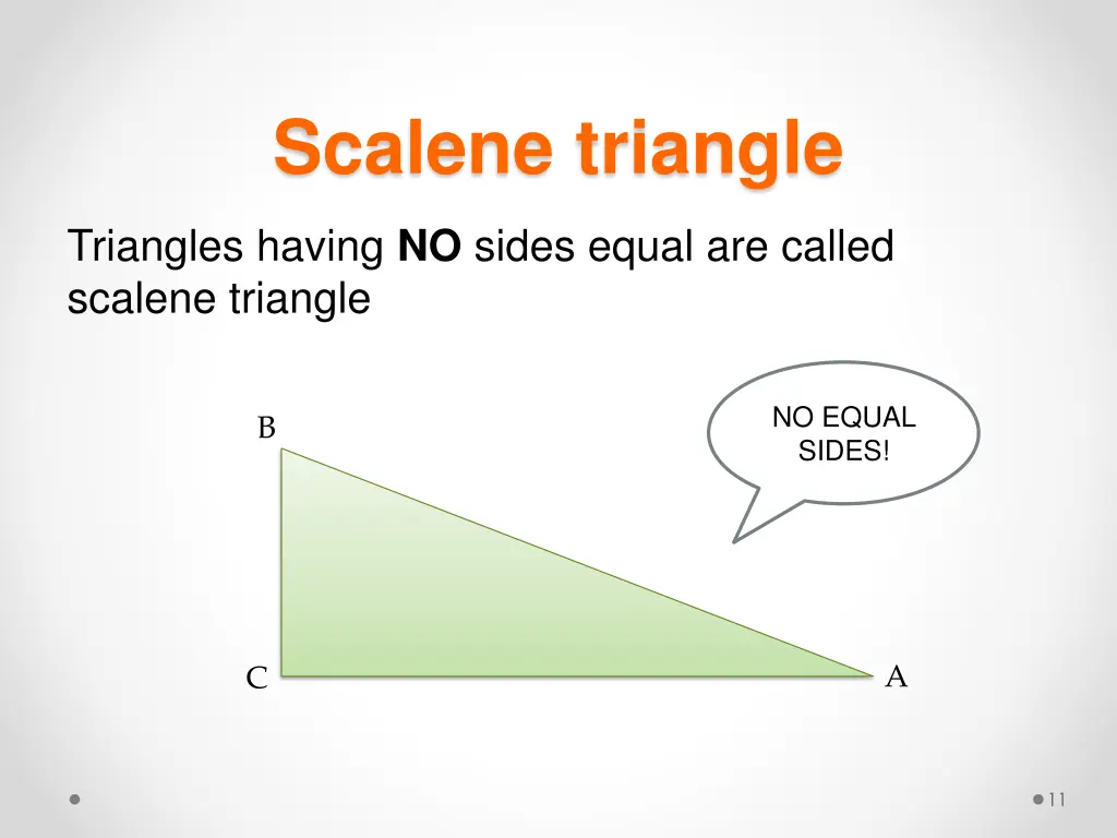 scalene triangle