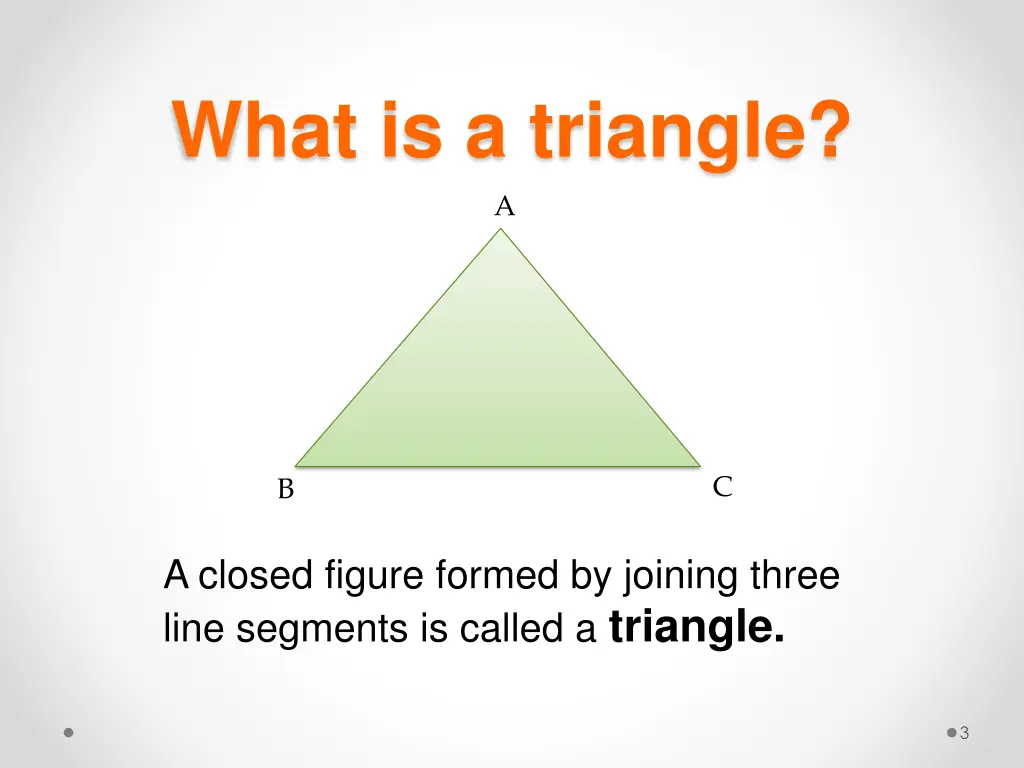 what is a triangle