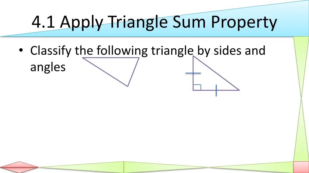 4 1 apply triangle sum property 2