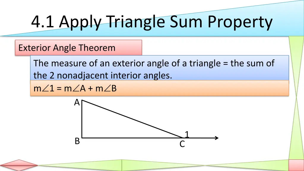 4 1 apply triangle sum property 5