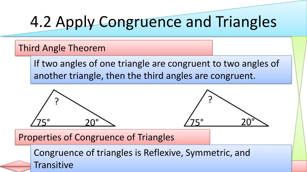 4 2 apply congruence and triangles 4