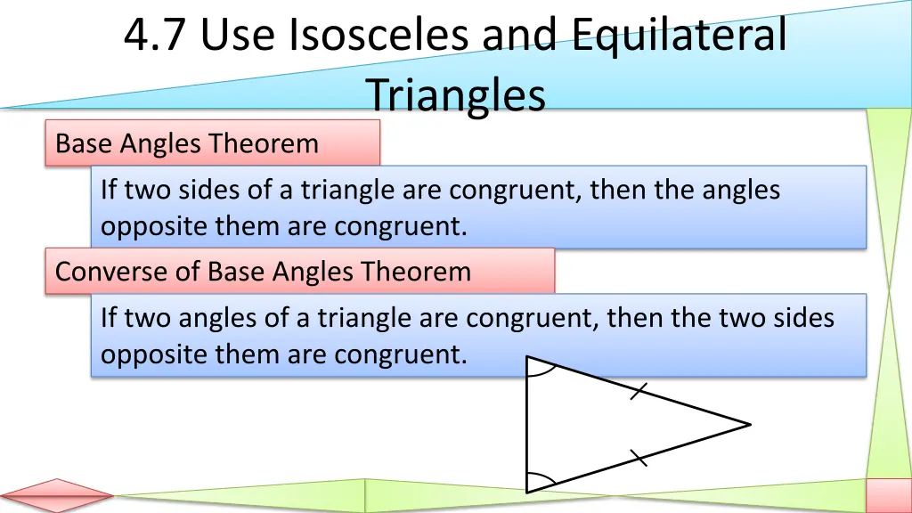 4 7 use isosceles and equilateral triangles base