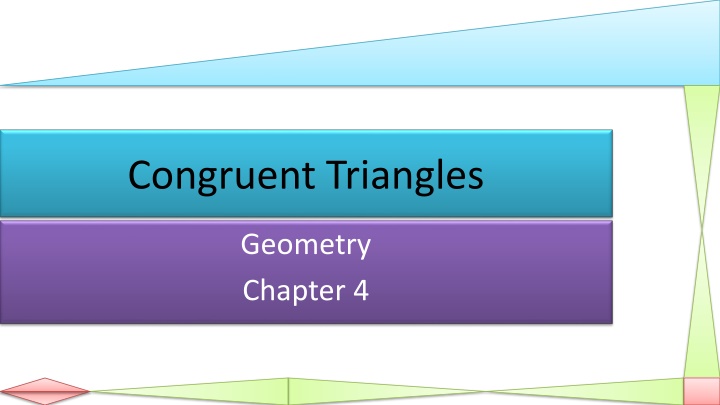 congruent triangles