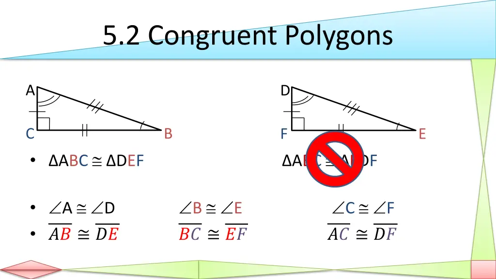 5 2 congruent polygons 1