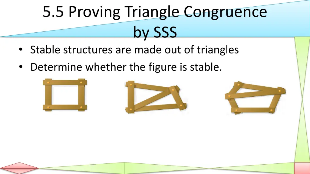 5 5 proving triangle congruence by sss stable