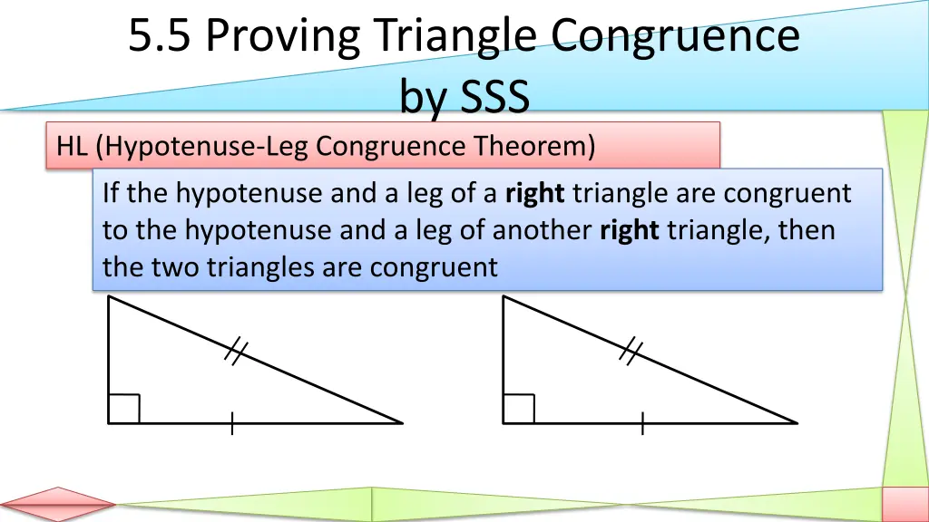 5 5 proving triangle congruence