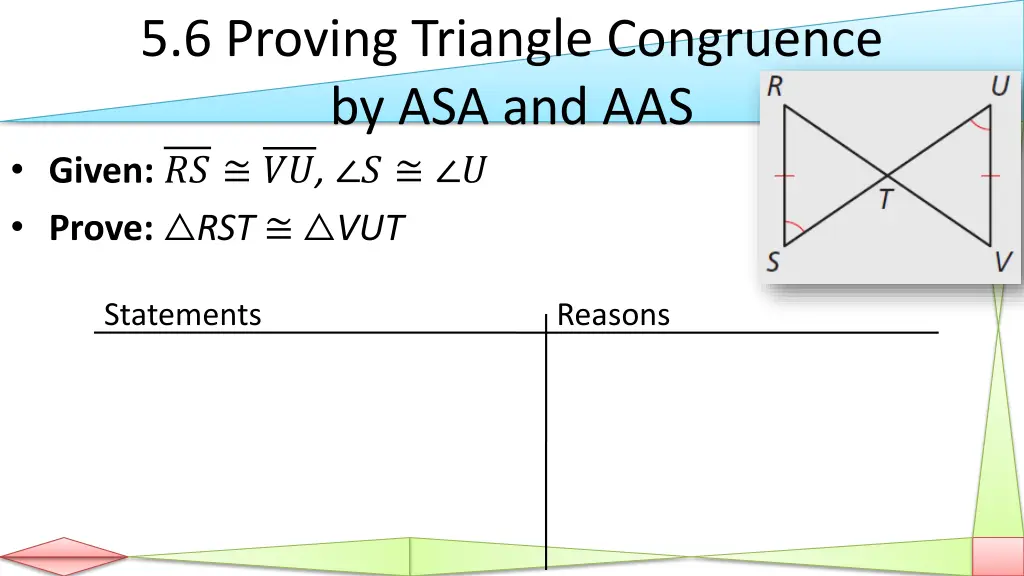 5 6 proving triangle congruence 5